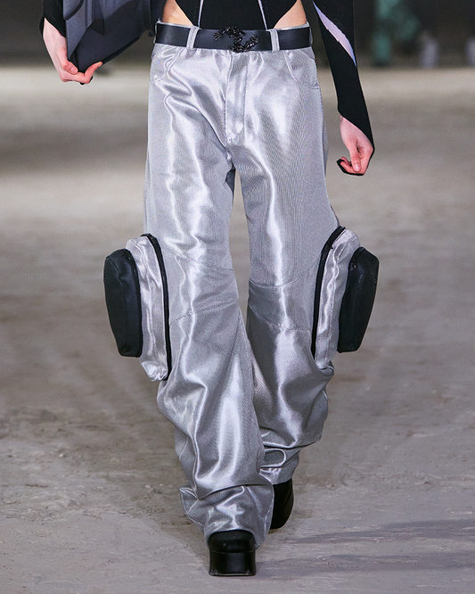 ENTER TO WIN: AW24 RUNWAY SILVER BOW JEANS