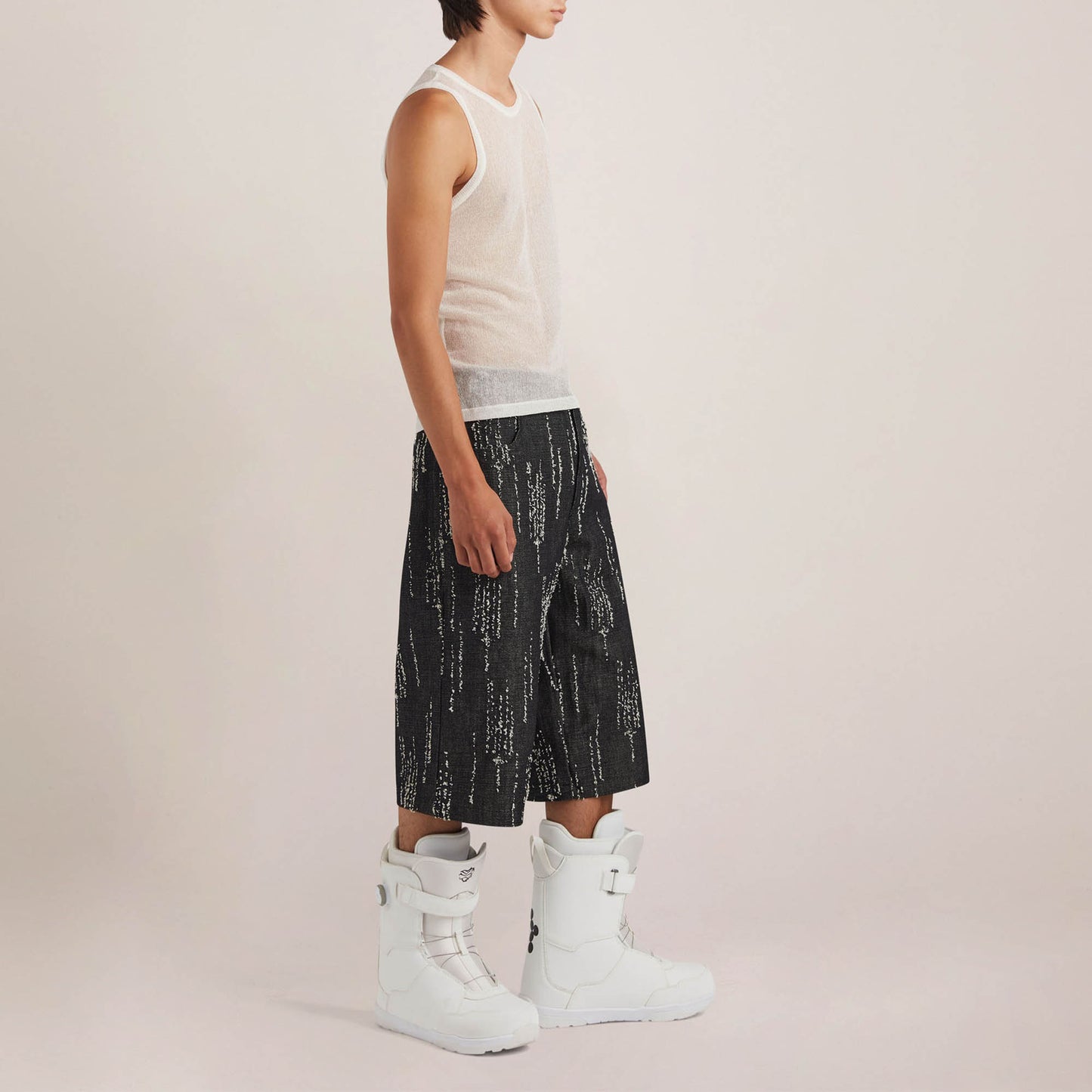 FALLING STARS Denim Shorts