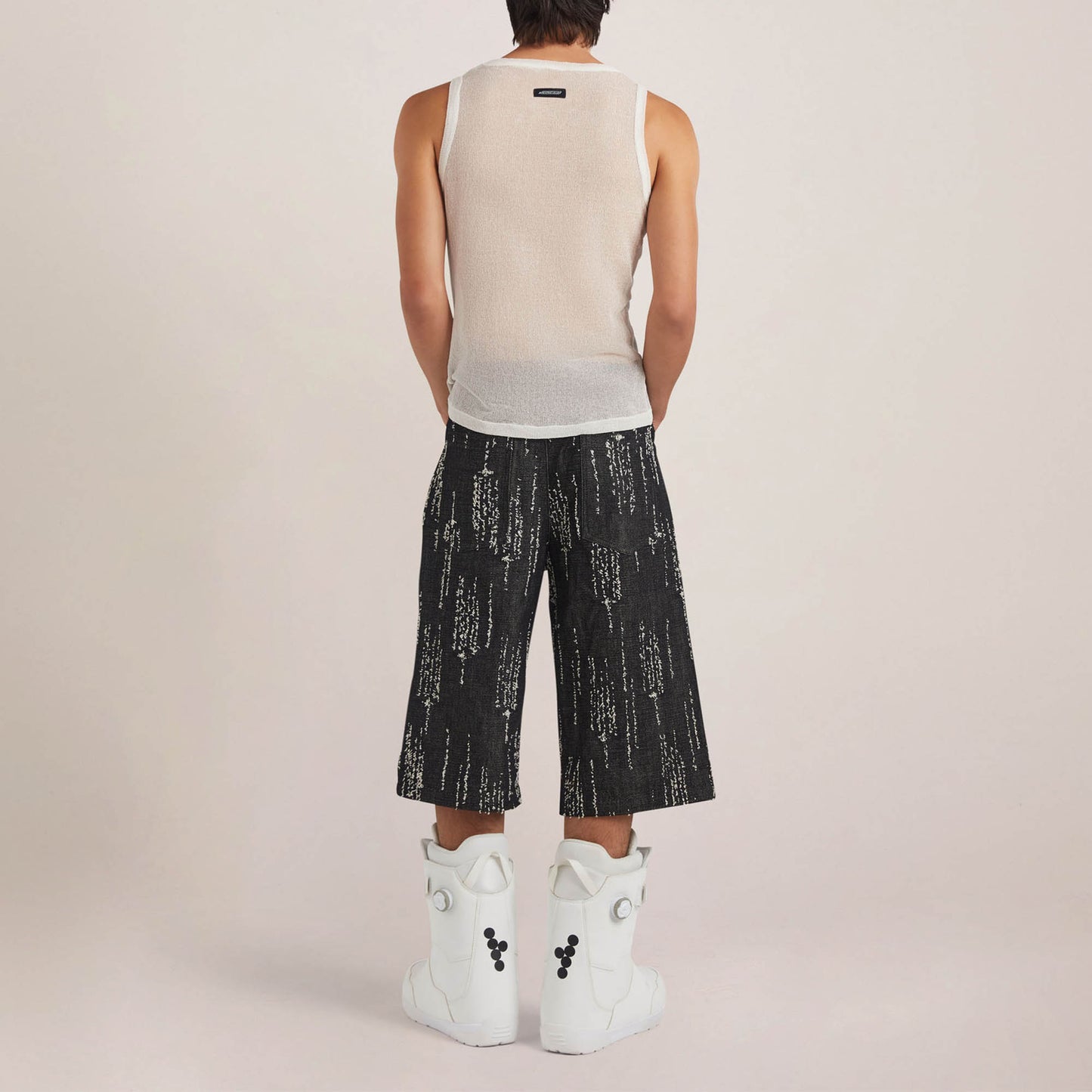 FALLING STARS Denim Shorts